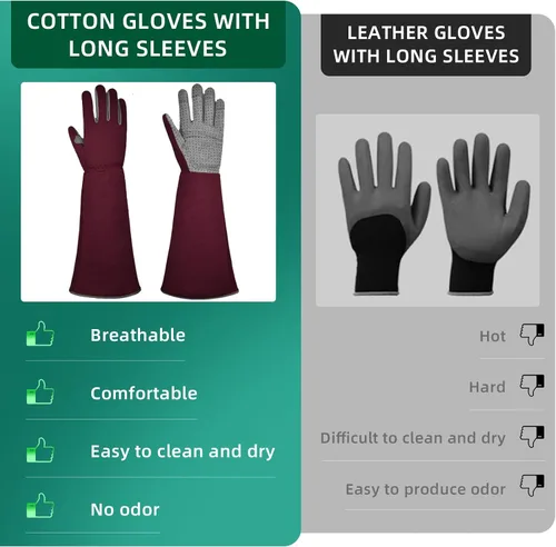 Miniatura 4 de Guantes 3 en 1 para jardinería, agricultura y limpieza, a prueba de puñaladas, antideslizantes, resistentes al desgaste, cómodos, transpirables