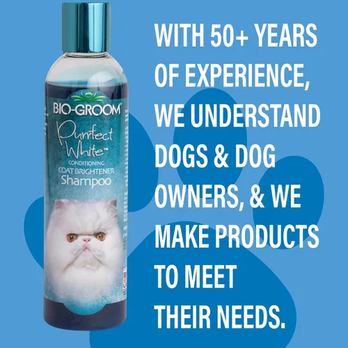 Miniatura 6 de Bio-Groom Purrfect White Cat Shampoo - Champú para mascotas que mejora el color, suministros de baño para gatos, lavado de gatitos, suministros