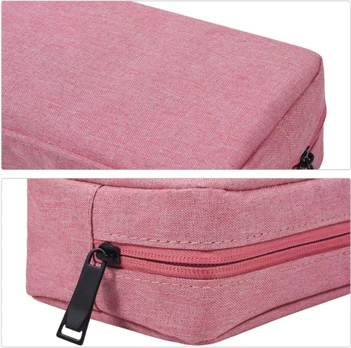Miniatura 5 de dealcase Organizador universal de accesorios electrónicos de lona impermeable para banco de energía, cables de carga, cargadores, mouse, cable USB