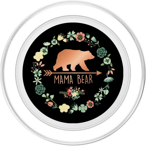 Miniatura 2 de Mama Bear Flowers PopSockets PopGrip: agarre intercambiable para teléfonos y tabletas PopSockets MagSafe PopGrip para iPhone