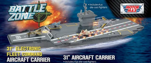 Miniatura 3 de Motor Max Portaaviones Electrónico W/4 Aviones y Sonido