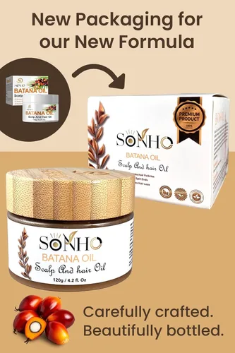 Miniatura 8 de SONHO Aceite de batana crudo para el crecimiento del cabello - Tratamiento capilar 100% puro y orgánico para cabello más fuerte y grueso