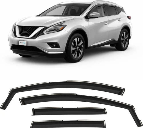 Miniatura 11 de CLIM ART - Deflectores de ventana de canal increíblemente duraderos para Honda Civic 2016-2021 Hatchback, deflectores de ventana originales, viseras