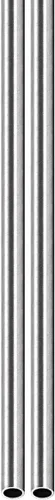 Miniatura 40 de DTGN Tubo de acero inoxidable 304 de 0.394 in x 0.016 in x 9.843 in (ODxWall TxL) - Paquete de 2 - Bueno para equipos de maquinaria - Tubería