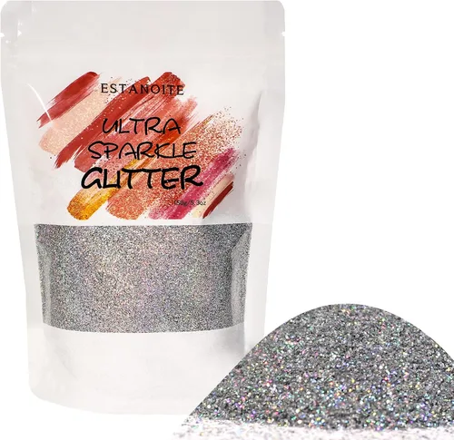 Miniatura 15 de Purpurina extrafina de 5.29 oz, polvo holográfico de purpurina ultrafina para resina, vasos, maquillaje, cara, ojos, cabello, cuerpo, manualidades