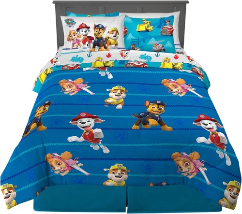 Miniatura 76 de Franco - Juego de ropa de cama para niños, edredón y sábanas supersuaves con funda de almohada, 5 piezas, tamaño individual, Jurassic World, 6A1348