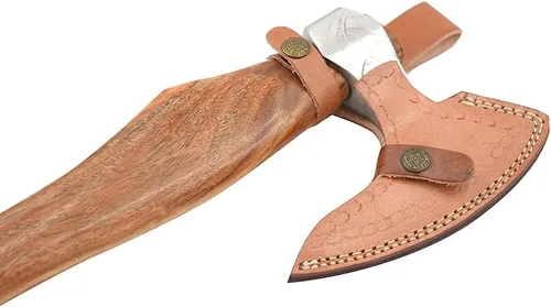 Miniatura 5 de Medieval Warrior Hacha Tomahawk Viking Tomahawk hecha a mano forjada a mano personalizada-hacha de caza-hacha de camping. (diseño)