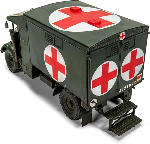 Miniatura 3 de Airfix Juego de modelos, A1375 Austin K2/Y, kit de modelo de ambulancia - Kit de construcción de modelo de vehículo de motor de plástico