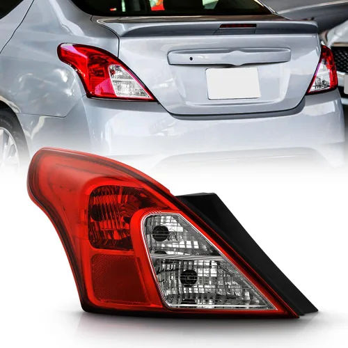 KEEKPO - Para Nissan Versa 2012-2019 de 4 puertas Sedan estilo fábrica luz trasera lámpara de freno reemplazo lado izquierdo del conductor