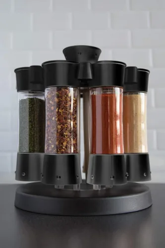 Miniatura 52 de KitchenArt 57010 Select-A-Spice Carrusel de medición automática serie profesional, satinado