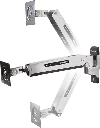 Ergotron Soporte de pared para TV Interactive Arm LD, VESA TV - para monitores o televisores de hasta 42 pulgadas, 7 a 25 libras - Aluminio pulido