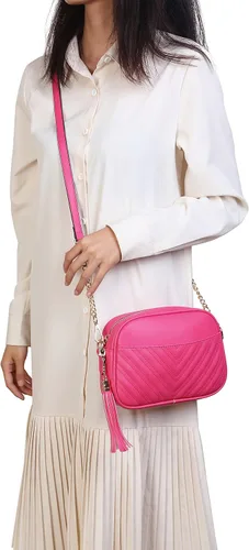Miniatura 5 de lola mae Bolso bandolera acolchado, bolso de hombro de diseño moderno