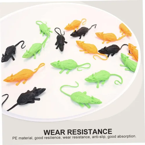 Miniatura 5 de Kisangel 18pcs Realistic Fake Mouse Decor for Halloween Pranks Unique Mice Toy Layout Props Soft Material for Home and Party Decoration Chic and