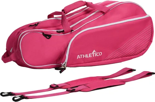 Miniatura 8 de Athletico - Bolsa de tenis y raqueta de raquetbol - Bolsas de tenis para mujeres y hombres para sostener raquetas de tenis, raquetas de raquetbol