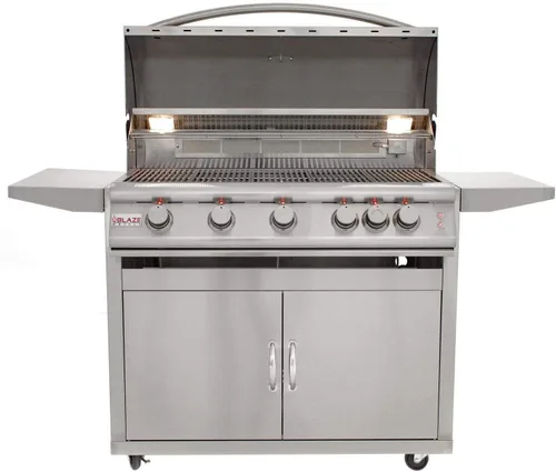 Miniatura 2 de Blaze Parrilla independiente con luces (BLZ-5LTE2-LP-BLZ-5-CART), 40 pulgadas, gas propano
