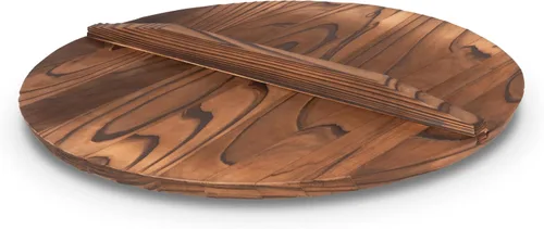 Miniatura 6 de Craft Wok Tapa de cúpula para woks de 14 pulgadas con forma de cúpula tradicional con mango de madera para woks de 14 pulgadas, utensilios de cocina