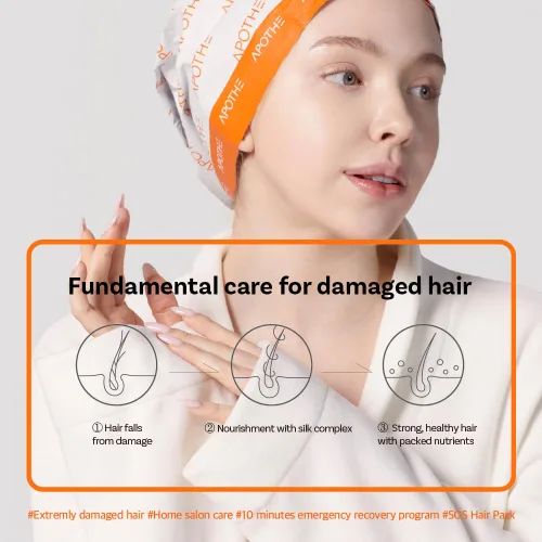 Miniatura 5 de APOTHE Paquete de cabello sedoso de 1.18 onzas líquidas (1.2 fl oz) x 5EA - Tratamiento hidratante intensivo para cabello seco y dañado