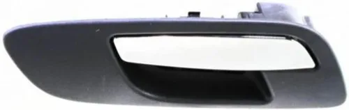 Miniatura 3 de Para Chevy Tahoe Manija de puerta interior delantera lado del conductor bisel negro con palanca cromada 2007-2014 Trim: todos los submodelos