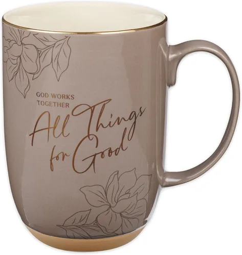 Miniatura 16 de Christian Art Gifts Taza de café de cerámica con base de arcilla blanca – 15 oz. Taza de café y té inspiradora sin plomo ni cadmio para hombres