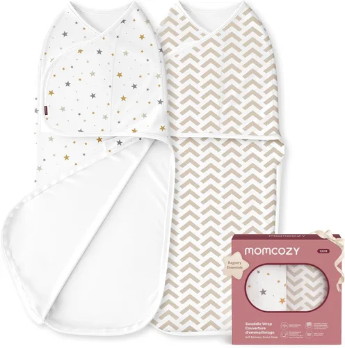 Miniatura 15 de Momcozy Pañales para recién nacidos, con cierre silencioso, adecuado para bebés de 0 a 3 meses, saco de dormir apto para recién nacidos, reduce