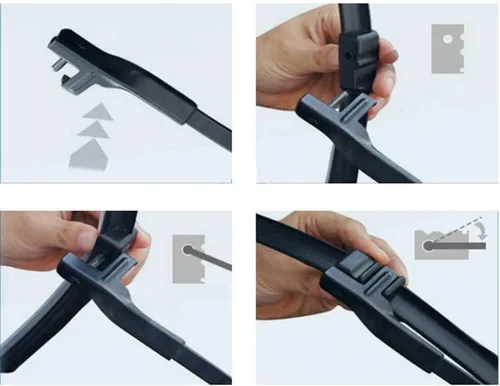 Miniatura 6 de Wiper Front & Rear Wiper Blades Set Compatible with BMW 5 Series F11 2010-2016 Windshield Windscreen Window Brushes 26"18"14
