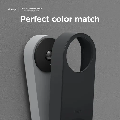 Miniatura 4 de elago Funda de silicona compatible con Google Nest Hello Video Doorbell (cableado, 2ª y 3ª generación), resistente a la intemperie y a los rayos UV