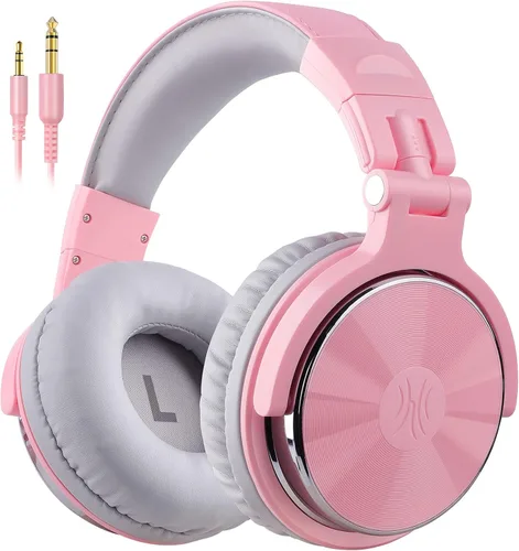 Miniatura 11 de OneOdio - Auriculares con cable de diadema para estudio y mezcla de DJ, auriculares estéreo con controladores de neodimio de 50 mm y conector de 1/4