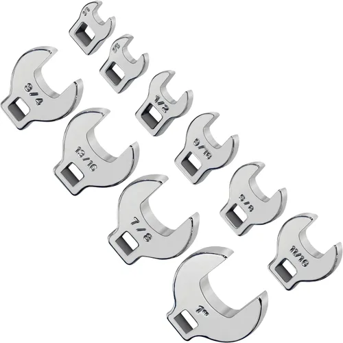Miniatura 7 de Titan 61199 - Juego de llaves de pata recta de 1/2 pulgada, métricas, pulidas, 3 piezas, incluye 27mm, 29mm y 30mm