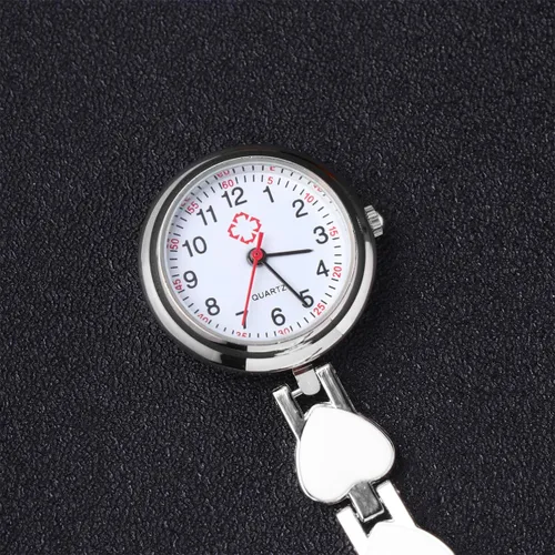 Miniatura 9 de Reloj colgante de enfermera, reloj colgante creativo de moda, diseño de corazón, decoración de cuarzo, reloj de bolsillo