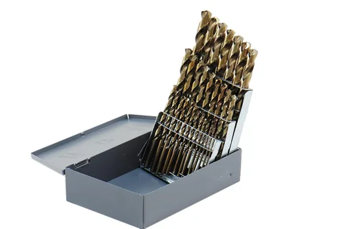 Shars 1/16-1/2" por 64ths M35 Juego de brocas Jobber con acabado de paja de cobalto (29 piezas) 404-2260C P