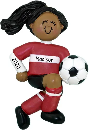 Miniatura 7 de Adornos de fútbol 3D para niño para árbol de Navidad, adorno de fútbol personalizado 2025, adornos de Navidad personalizados para niños, regalos
