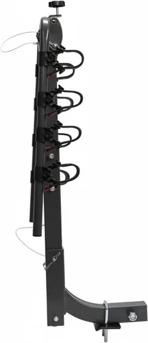 Miniatura 9 de Generic Portabicicletas plegable para 4 bicicletas, soporte de enganche para coches, camiones, SUV, minivans