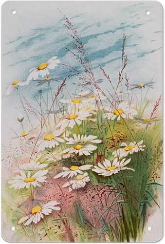 Miniatura 16 de Letrero de metal de mariposa de aluminio con diseño de niña y mariposa, póster de metal vintage de 8 x 12 pulgadas, letrero de pintura para Chica