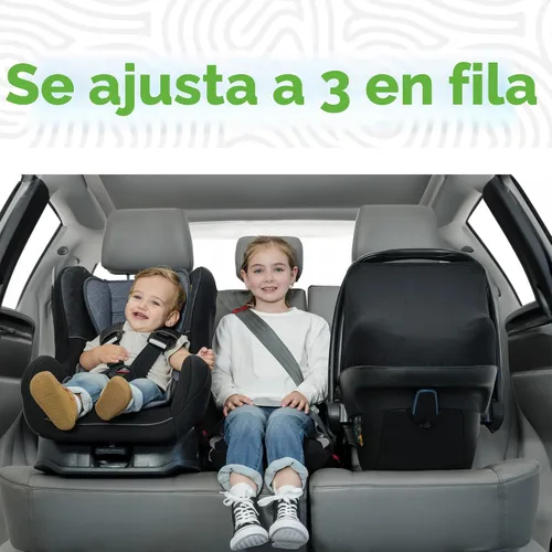Miniatura 8 de Bubble Bum - Asiento elevador portátil inflable de viaje, para niños de 40 a 100 libras, para automóvil, sin espalda, plegable y estrecho, ajuste