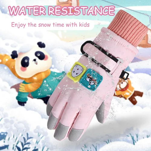 Miniatura 81 de Guantes de nieve para hombre y mujer, impermeables, para invierno, cálidos, para esquí, snowboard, guantes para mujer