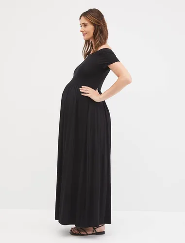 Miniatura 3 de Motherhood Maternity Vestido largo de maternidad para mujer, casual, sesión de fotos o baby shower
