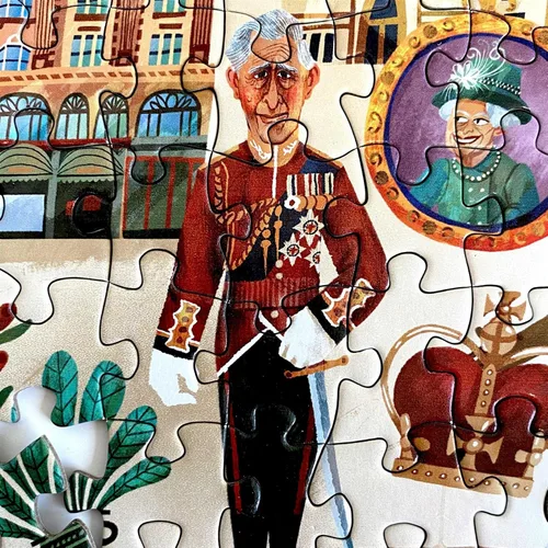 Miniatura 5 de Rompecabezas de 1000 piezas para adultos, tema ilustrado de Londres, rompecabezas de 1000 piezas, para adultos y niños, rompecabezas de Londres