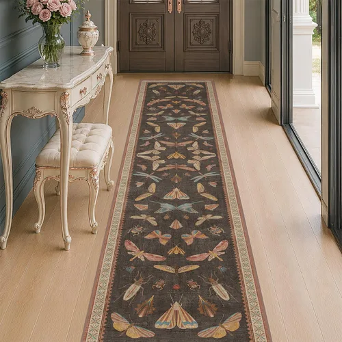 Miniatura 170 de Hazo Haus Alfombra de Baño Bohemia Lavable 2x3, Alfombras Pequeñas para Cocina, Tocador, Puerta Principal Entrada Interior, Antideslizante Pelo Bajo