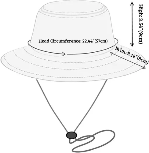Miniatura 2 de Sombrero de pescador personalizado para hombres y mujeres, sombrero de sol de verano, gorra de pescador para el verano Gris