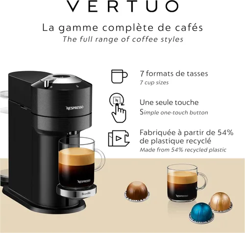 Miniatura 5 de Nespresso Vertuo Next de Breville, Negro