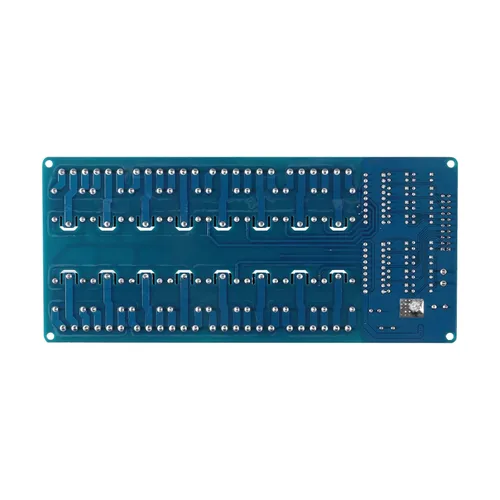 Miniatura 7 de Placa de módulo de relé de 12 V y 16 canales Optoacoplador LED LM2576 Disparador de bajo nivel de potencia 16 CH Placa de expansión (12V 16 canales)