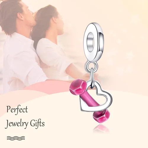 Miniatura 3 de Annmors Dijes familiares de joyería para mujer, plata de ley 925, colgante con circonita cúbica, cuentas de joyería para niñas, regalos de bricolaje