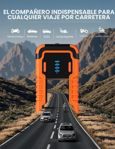 Miniatura 4 de AstroAI S8 Ultra 4000A arrancador de coche, caja de salto hasta todos los motores de gasolina y diésel de 12L, banco de energía portátil de 12 V