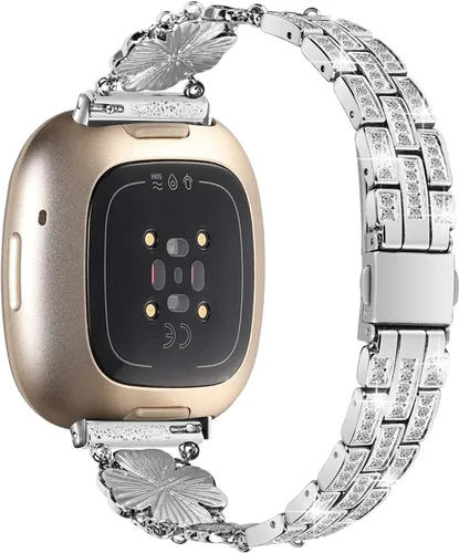 Miniatura 5 de TenCloud Correas de pulsera compatibles con Amazfit GTS 2 Mini/GTS 4 Mini/GTS 2/Bip U/Bip 3/Bip 3 Pro, banda de metal para reloj Bip 3 bandas