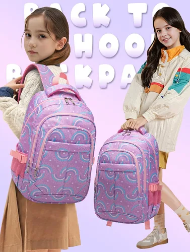 Miniatura 35 de BLUEFAIRY - Mochilas para niños y niñas, escuela primaria, jardín de niños