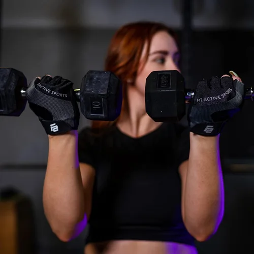 Miniatura 7 de Fit Active Sports Max Grip - Guantes de entrenamiento para levantamiento de pesas para levantamiento de pesas, ciclismo, entrenamiento de fitness