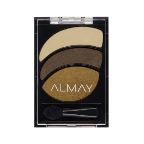 Almay - Paleta de sombras en trío, maquillaje de sombra de ojos ahumada de larga duración, tres tonos, hipoalergénica, 030 Coppery Blaze, 0.087 oz