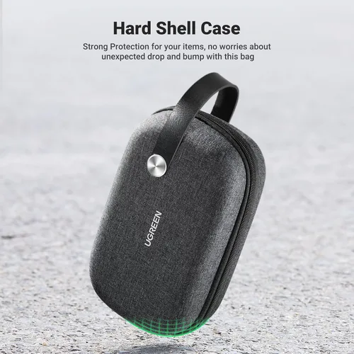 Miniatura 9 de UGREEN Organizador electrónico Estuche de viaje Bolsa Accesorios Bolsa de almacenamiento impermeable Portátil Bolsa de almacenamiento Esenciales