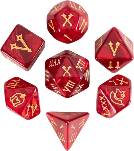 Miniatura 36 de Juego de dados DND de 7 dados poliédricos con una bolsa de dados de cuero, juego de dados D&D para juegos de mesa RPG (negro)