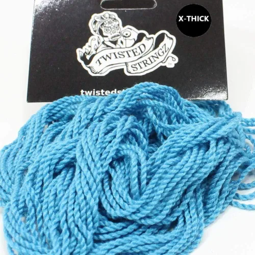 Miniatura 6 de Twisted Stringz Cuerdas Yo-Yo - Cuerdas YoYo de poliéster, sólidas, extragruesas, paquete de 10 unidades (amarillo)